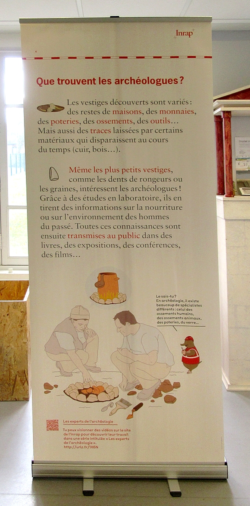 Des séances d'archéo-anthropologie  ont eu lieu au Musée du Pays Châtillonnais-Trésor de Vix durant les vacances de printemps 2019