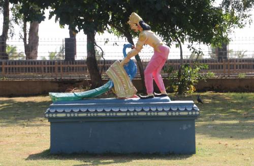Dans les rues de Mahabalipuram
