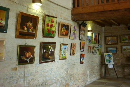 Les peintres de la Section Peinture des Amis du Châtillonnais ont exposé à Jully (Yonne)