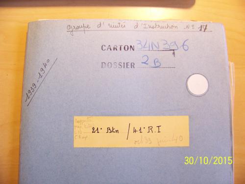 02-A - Le 21è B.I du 41è R.I
