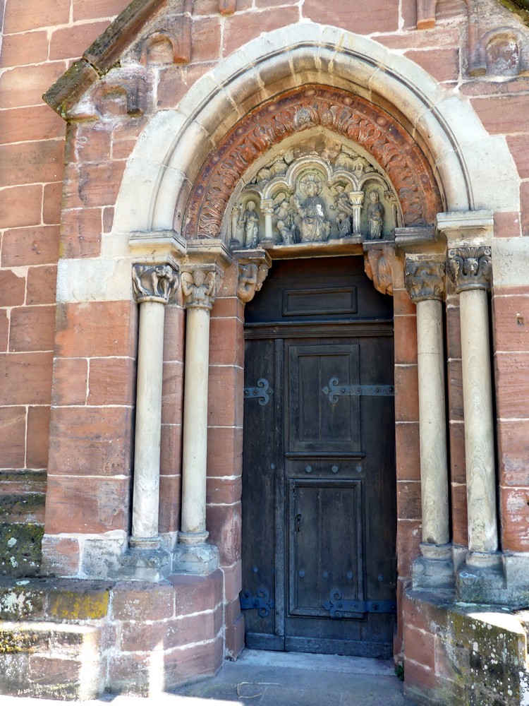 Entrée dans le transept