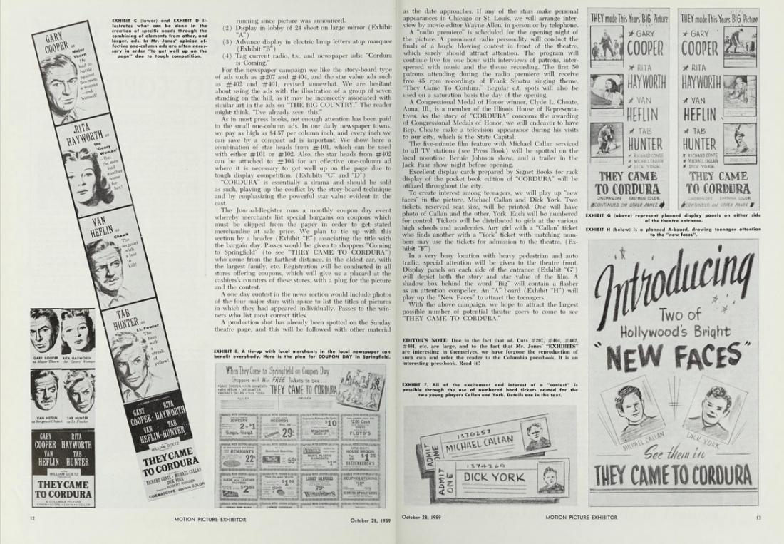 BOX OFFICE USA DU 30 SEPTEMBRE 1959 AU 6 OCTOBRE 1959