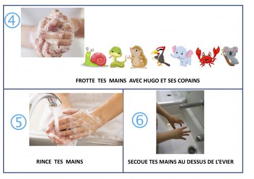 Comment bien se laver les mains 