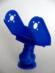 openscad,3d printing,qu-bd,hexapod lex,hexapod foot,robot foot,leca philippe,philippe leca