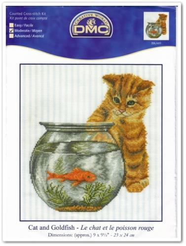 Le chat et le poisson rouge
