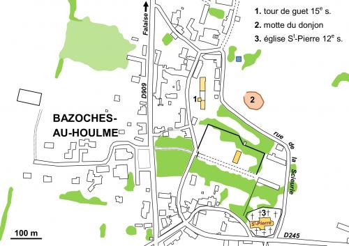 LES REMPARTS DE BAZOCHES-AU-HOULME (Orne)