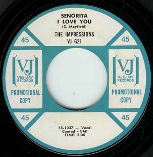 1964 : Single SP Vee Jay Records 621 [ US ]