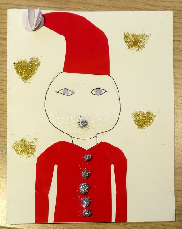 De très belles cartes de vœux pour les fêtes ont été confectionnées à la médiathèque Victorine de Castenay...