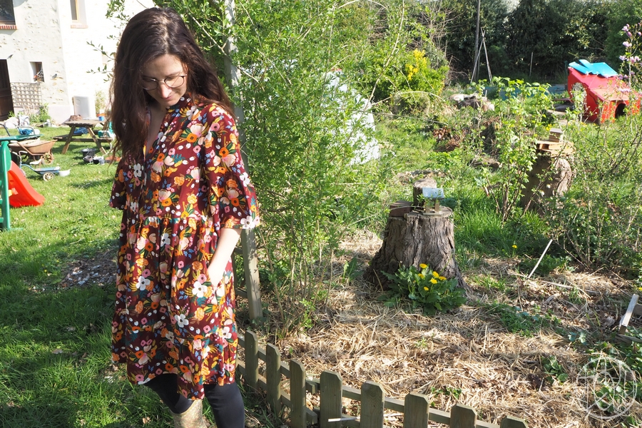 Ma robe DD fleurie