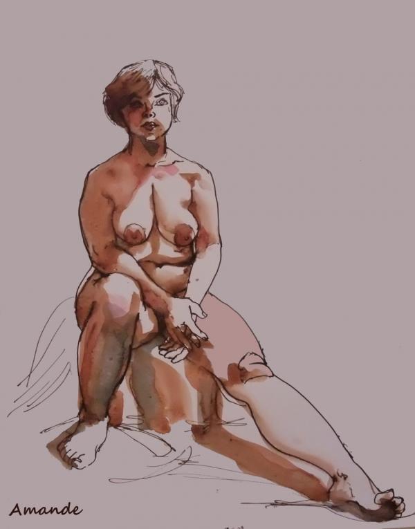 Lundi - Une pose assise