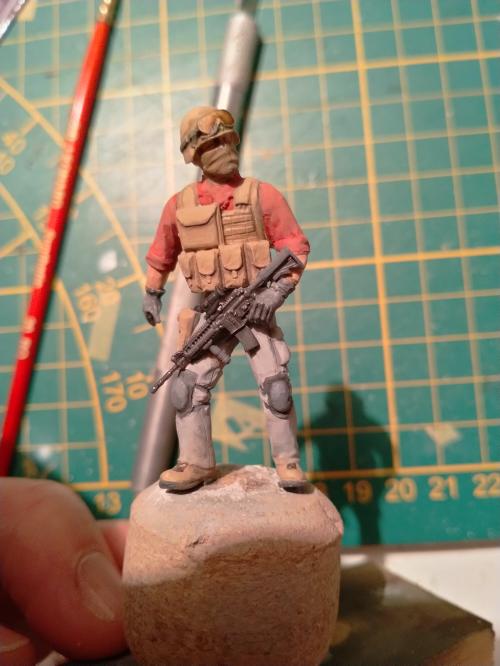 Diorama au 1/35 : sauvetage de VIP en Irak