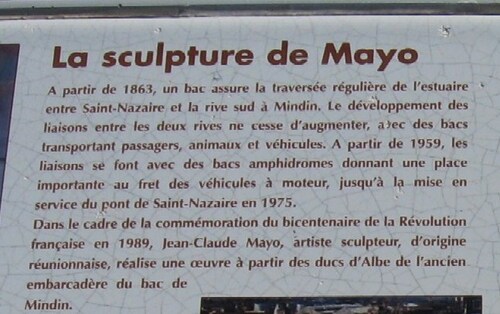 Monument MAYO à Saint Nazaire, Abolition de l'Escavage..