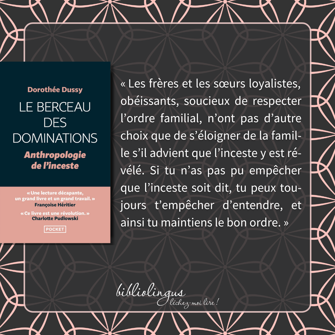 le berceau des dominations dorothee dussy bibliolingus