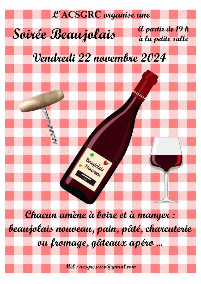 Soirée Beaujolais nouveau