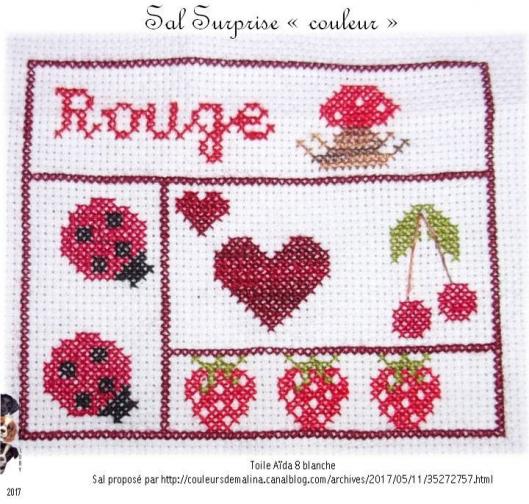 Sal surprise "couleurs" - Rouge