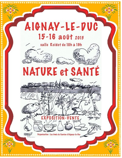 Nature et Santé, une belle exposition organisée par les Amis du Canton d'Aignay le Duc