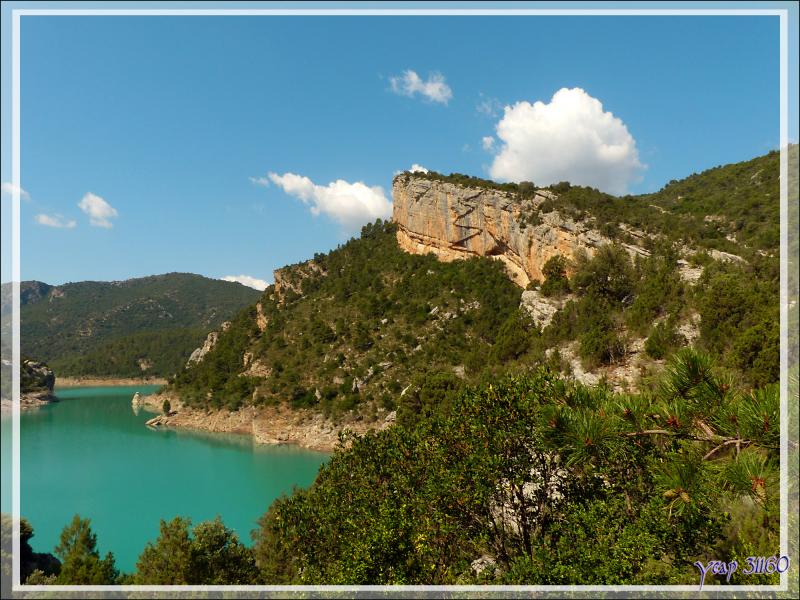  Mont Rebei : ce que je n'aurai pas descendu et donc pas monté cette année, les "escaleras" - Aragon/Catalogne - Espagne