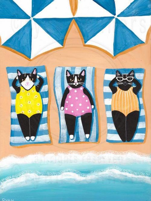 cats à la mer