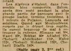 KASSERI Abdelkader 40ème en Individuel au Championnat de France