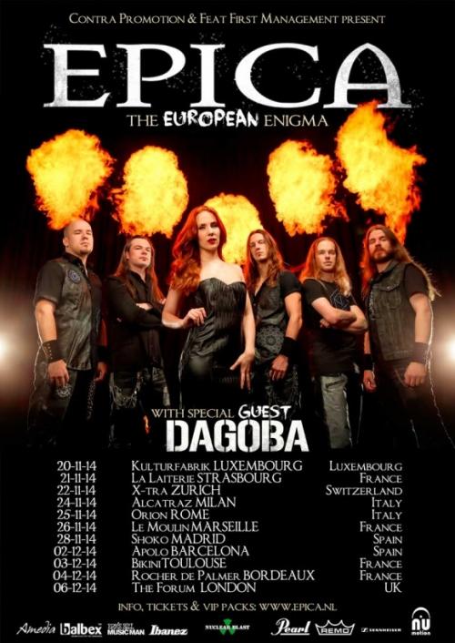 EPICA_European Tour 2014