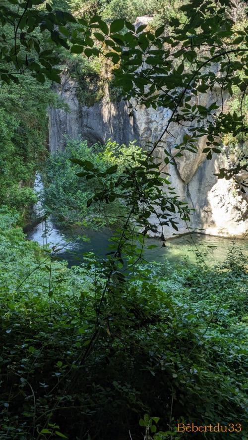 une cascade à Sospel 