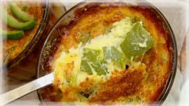 FLAN DE COURGETTE AU PARMESAN