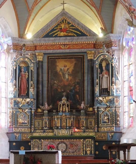 SIZUN - Intérieur de l'église
