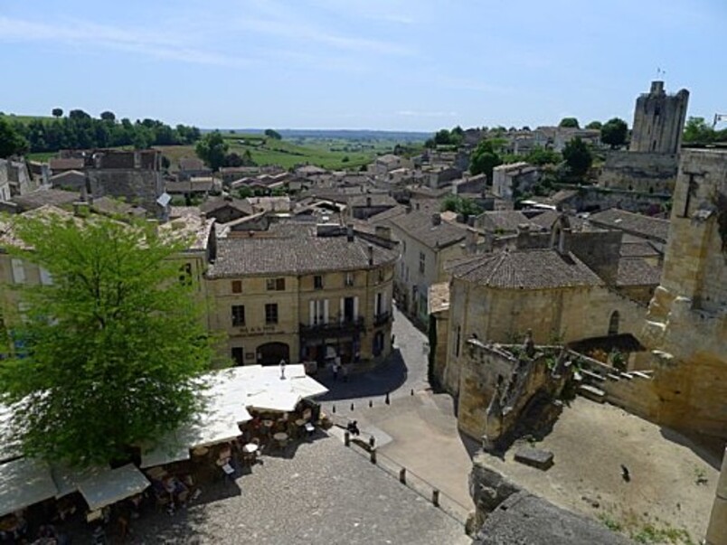 Carte de France des Paysages(Saint Emilion)gironde