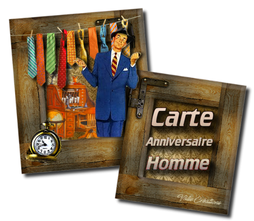 CARTES ANNIVERSAIRE HOMME ET FEMME 1