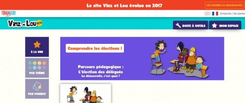 Nouveau site Vinz et Lou