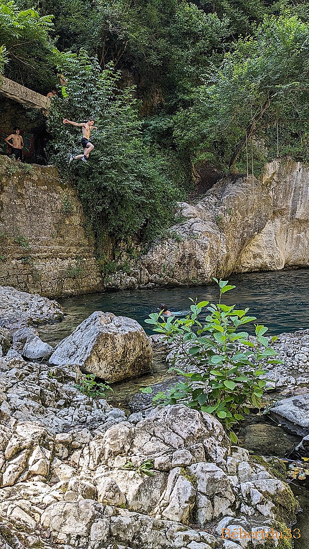 une cascade à Sospel 