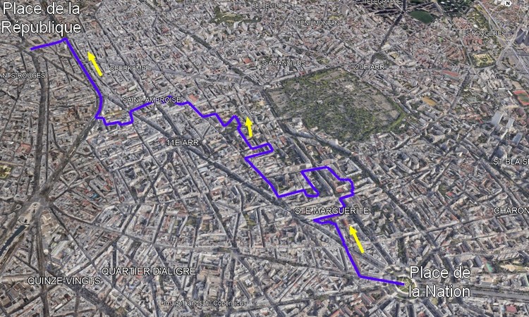 Le tracé