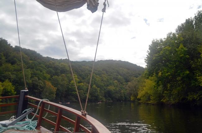 Vacances périgourdines : promenade en gabarre sur la Dordogne