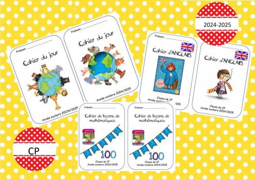 MES PAGES DE GARDE 2024-2025