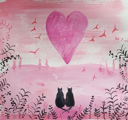 Tableau du samedi 6 : Chats de Saint Valentin