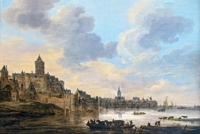 Peinture de Van Goyen  Peintre hollandais