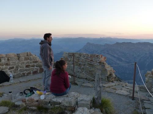 Lever de soleil au sommet de Dormillouse