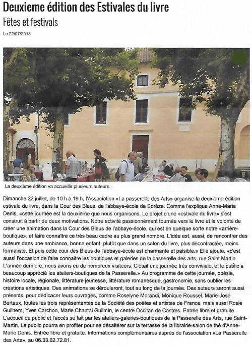 ESTIVALE DU LIVRE