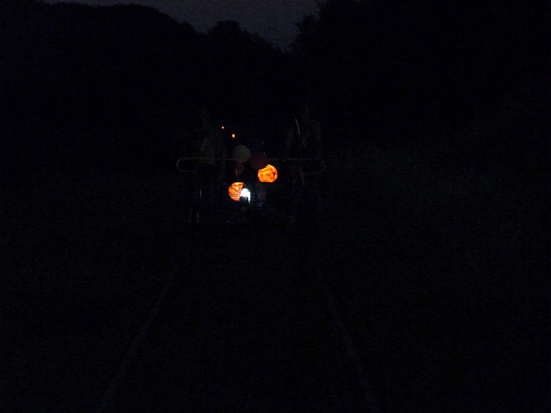 Moselle / Nocturne en vélorail...