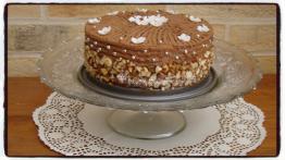 GÂTEAU MOUSSE AU CHOCOLAT NOISETTES,NOIX,AMANDES..