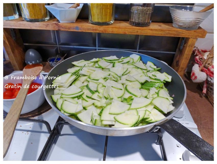 Gratin de courgettes 