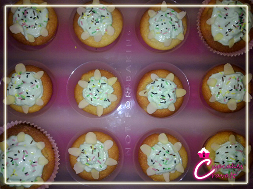 cupcake poire/amandes