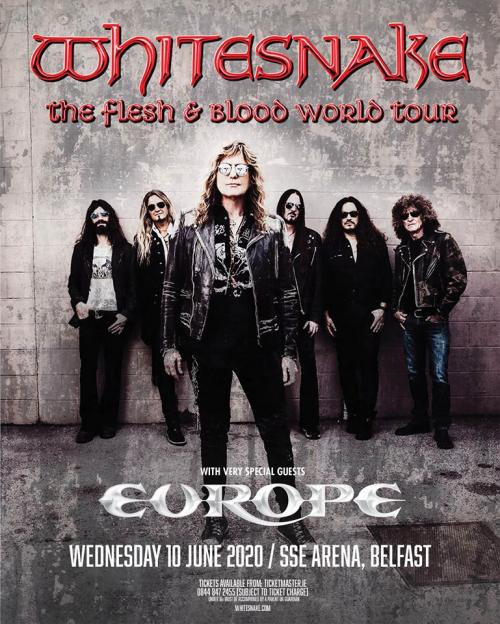 Europe : Nouvelle date avec Whitesnake