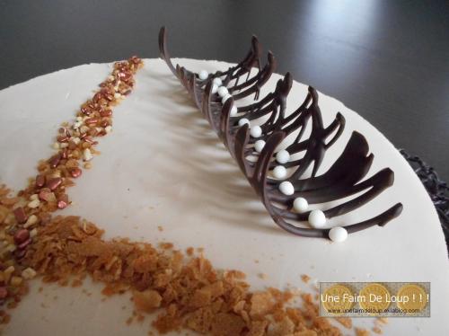 Entremet dulcey et croustillant praliné