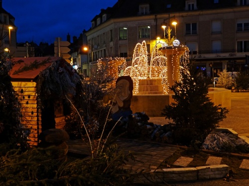 Châtillon sur Seine décorée pour les Fêtes de 2011...
