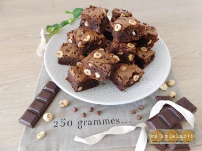 Brownie à la pâte à tartiner choco’ noisette