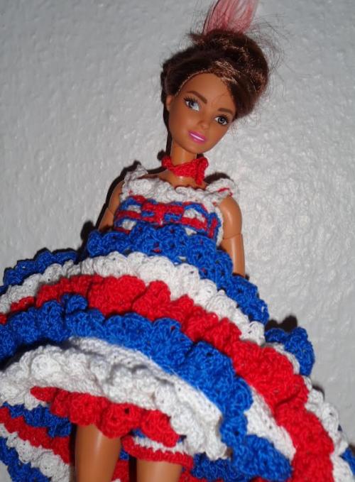 La robe frou-frou french cancan de Catleen