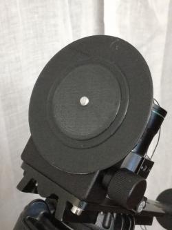 Declination setting circle for Star-Adventurer with L-bracket