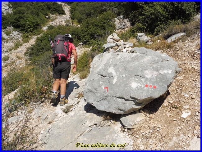 sainte Victoire, le col Saint Ser, le vallon de Bramefan