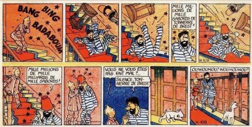 Tintin AVG en couleurs dans Coeurs Vaillant